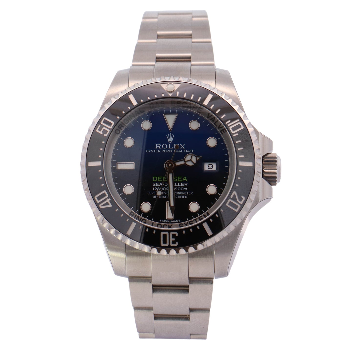 Rolex Sea-Dweller Deepsea "James Cameron" Stainless Steel 44mm Black/Blue Dot Dial Watch Reference #: 136660 - Happy Jewelers Fine Jewelry Lifetime Warranty