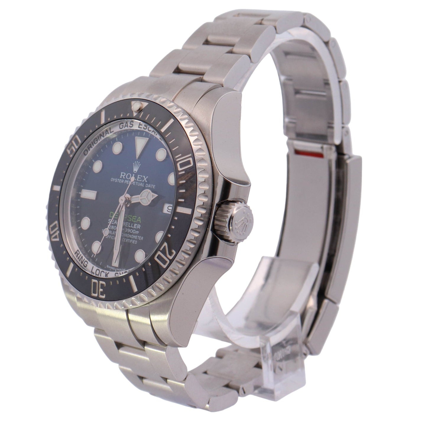 Rolex Sea-Dweller Deepsea "James Cameron" Stainless Steel 44mm Black/Blue Dot Dial Watch Reference #: 136660 - Happy Jewelers Fine Jewelry Lifetime Warranty