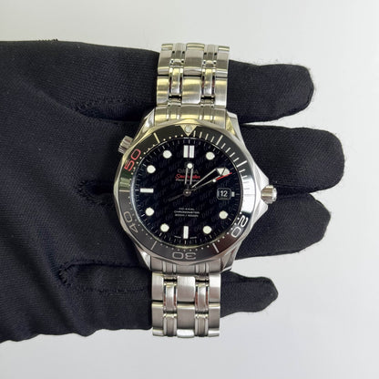 Omega Seamaster Diver 300m "007 Edition" Black 007 Dial Watch Ref: 312.30.41.20.01.005 - Happy Jewelers Fine Jewelry Lifetime Warranty
