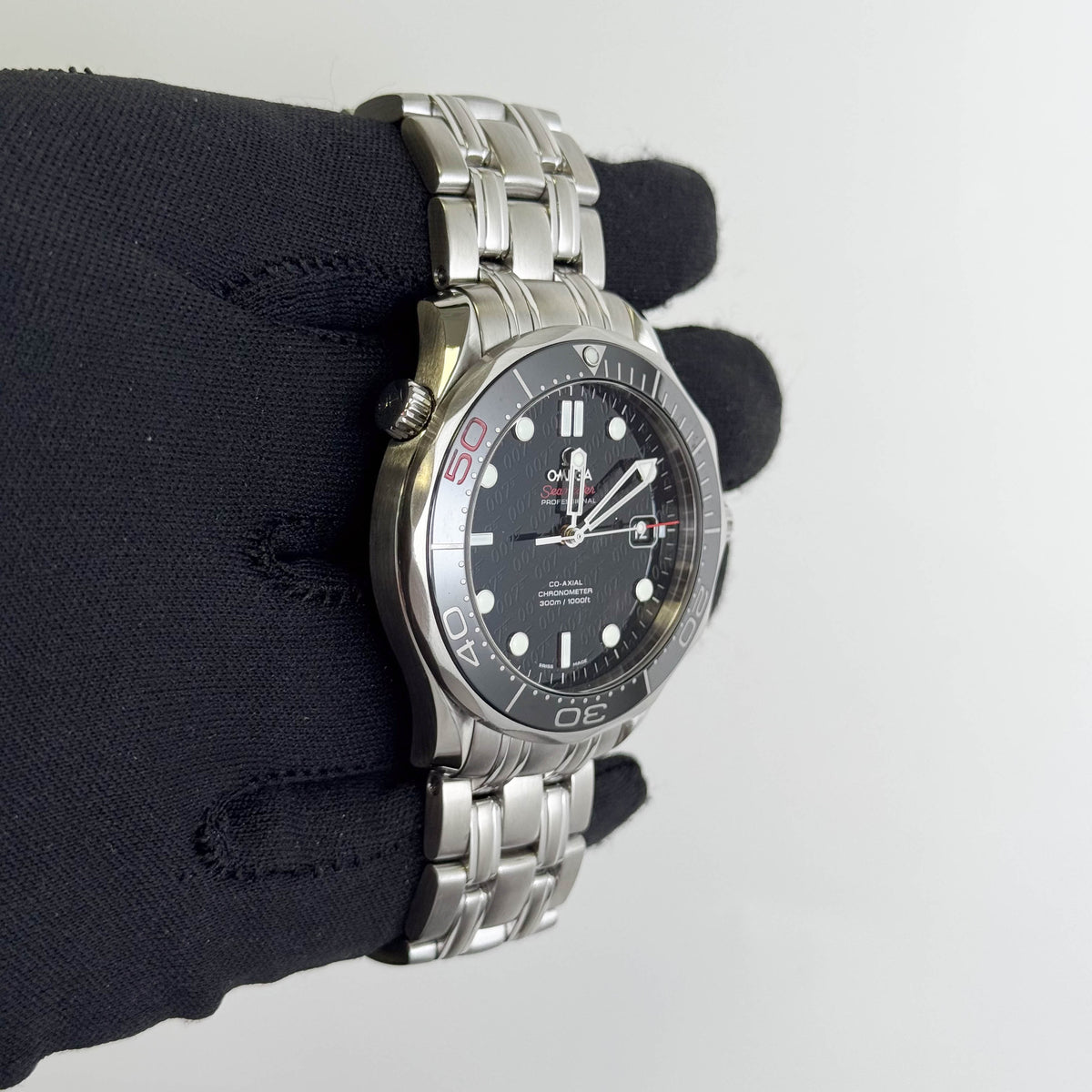 Omega Seamaster Diver 300m "007 Edition" Black 007 Dial Watch Ref: 312.30.41.20.01.005 - Happy Jewelers Fine Jewelry Lifetime Warranty