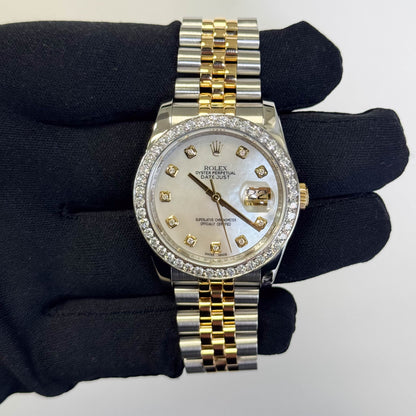 Rolex Datejust 36mm White Dial Watch Ref# 116233 - Happy Jewelers Fine Jewelry Lifetime Warranty