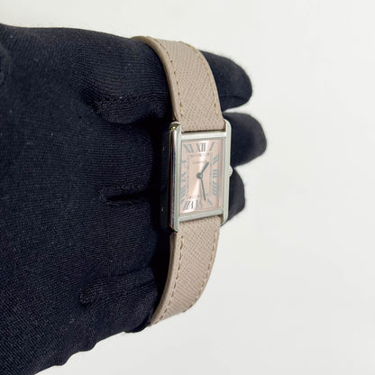 Cartier Tank 31mm Pink Dial Watch Ref# W5200000 - Happy Jewelers Fine Jewelry Lifetime Warranty