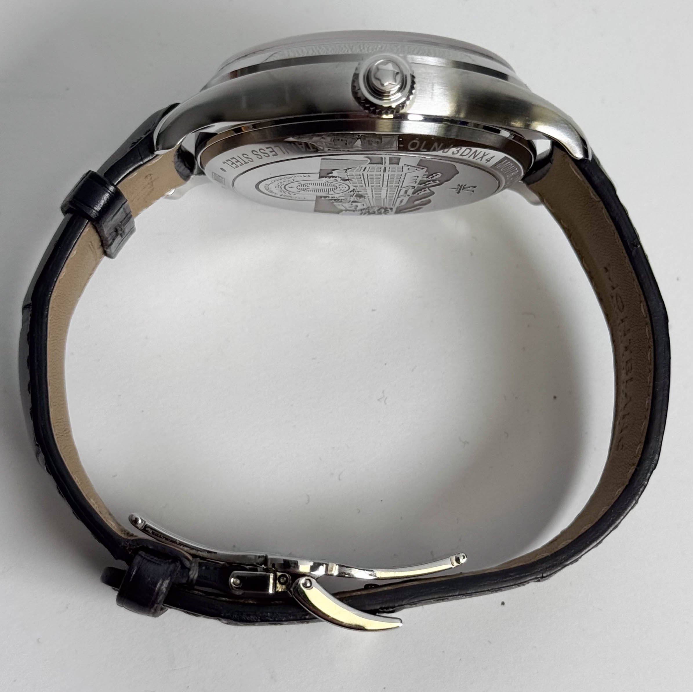 Montblanc Heritage 42mm White Dial Watch Ref# MB119951 – Happy