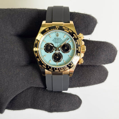 Rolex Daytona 40mm Turquoise Dial Watch Ref# 126518LN