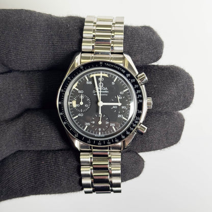 Omega Speedmaster Reduced 39mm Black Dial Watch Ref# 3510.50.00