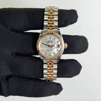 Rolex Datejust 28mm MOP Dial Watch Ref# 279171 - Happy Jewelers Fine Jewelry Lifetime Warranty