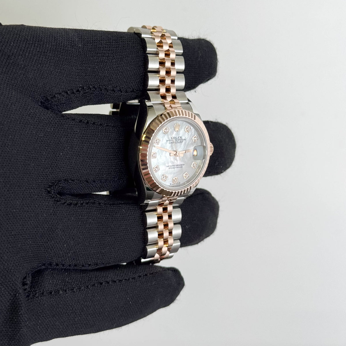 Rolex Datejust 28mm MOP Dial Watch Ref# 279171 - Happy Jewelers Fine Jewelry Lifetime Warranty