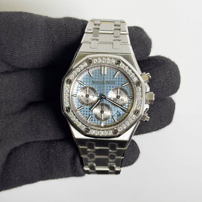 Audemars Piguet Royal Oak Blue Dial Watch Ref# 26715ST.ZZ.1356ST.01