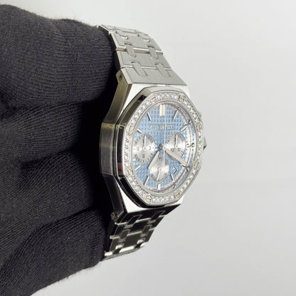 Audemars Piguet Royal Oak Blue Dial Watch Ref# 26715ST.ZZ.1356ST.01