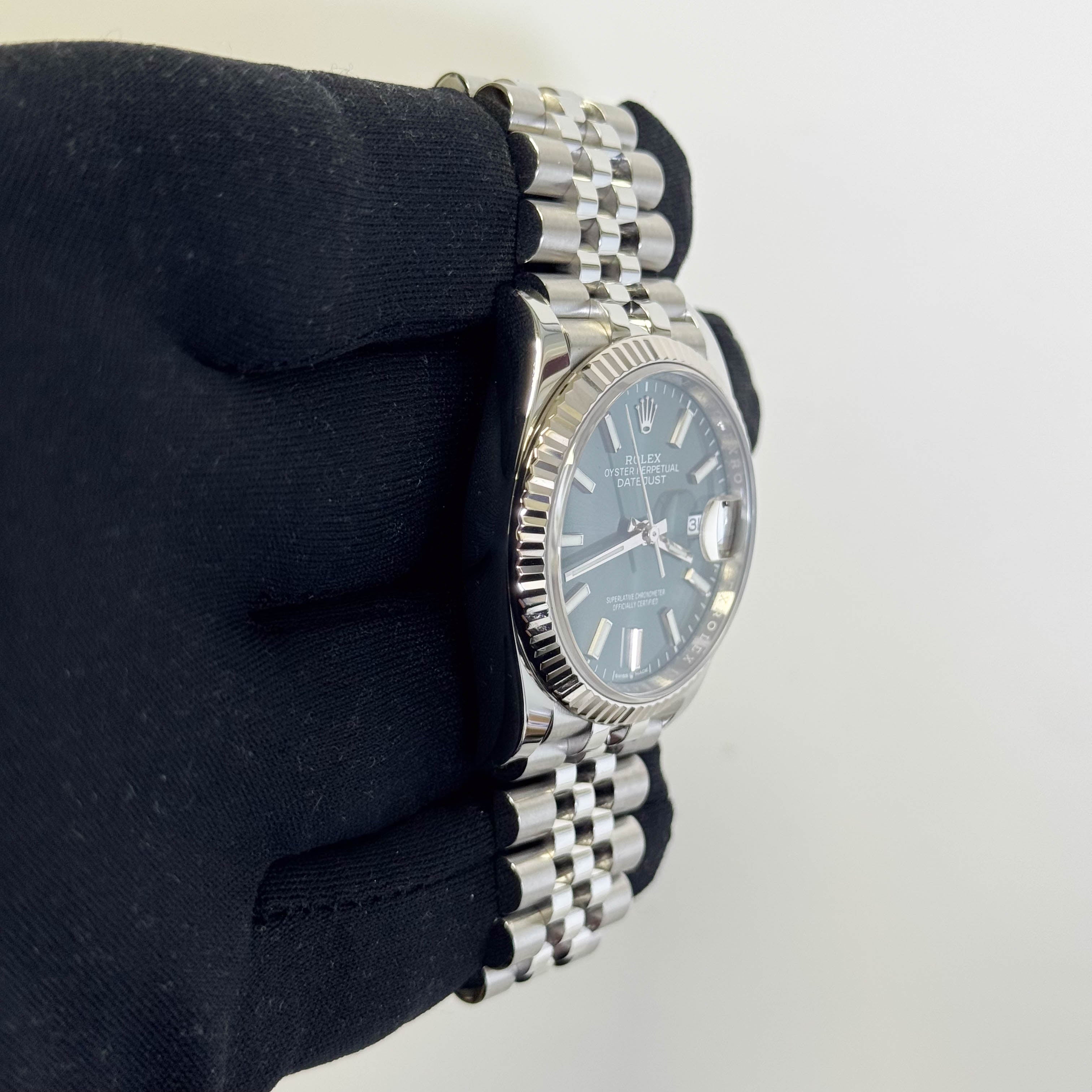 Rolex Datejust 36mm Mint Green Dial Watch Ref# 126234