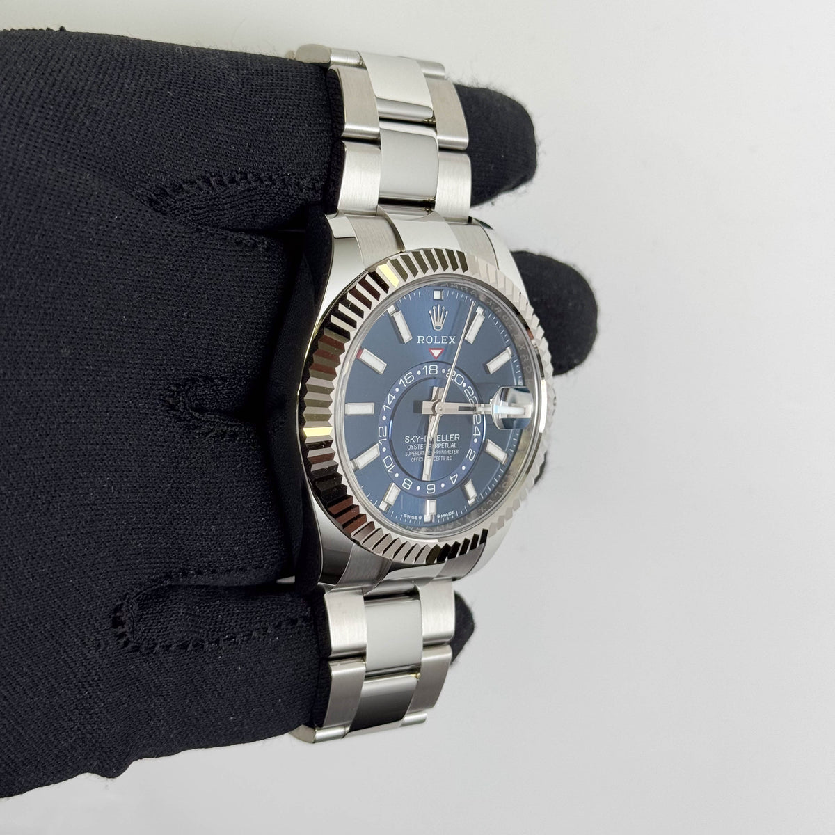 Rolex Sky-Dweller 42mm Blue Dial Watch Ref# 336934 - Happy Jewelers Fine Jewelry Lifetime Warranty