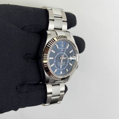 Rolex Sky-Dweller 42mm Blue Dial Watch Ref# 336934 - Happy Jewelers Fine Jewelry Lifetime Warranty