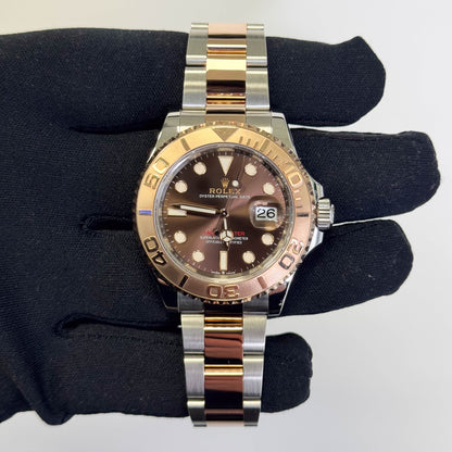 Rolex Yacht-Master 40mm Chocolate Dot Dial Watch Ref# 126621 - Happy Jewelers Fine Jewelry Lifetime Warranty
