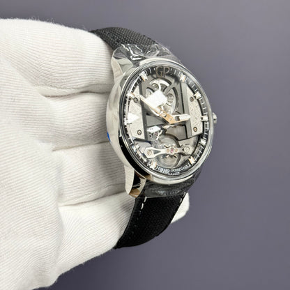 Girard Perregaux Free Bridge 44mm Skeleton Dial Watch Ref# 82000-11-3259-5CX - Happy Jewelers Fine Jewelry Lifetime Warranty