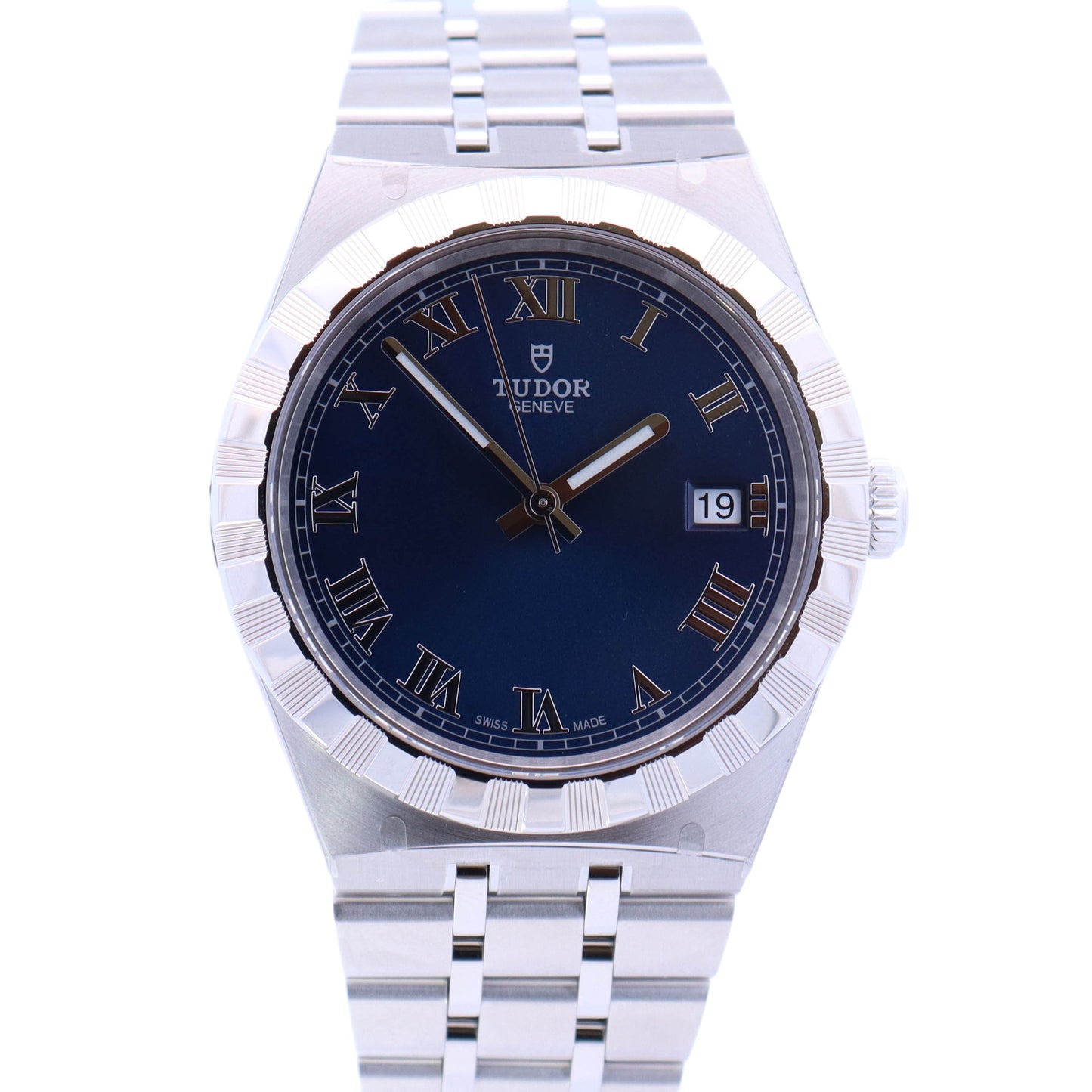 Tudor Royal 38mm Stainless Steel Blue Dial Watch Ref# 28500