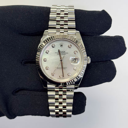 Rolex Datejust 41mm MOP Dial Watch Ref# 126334
