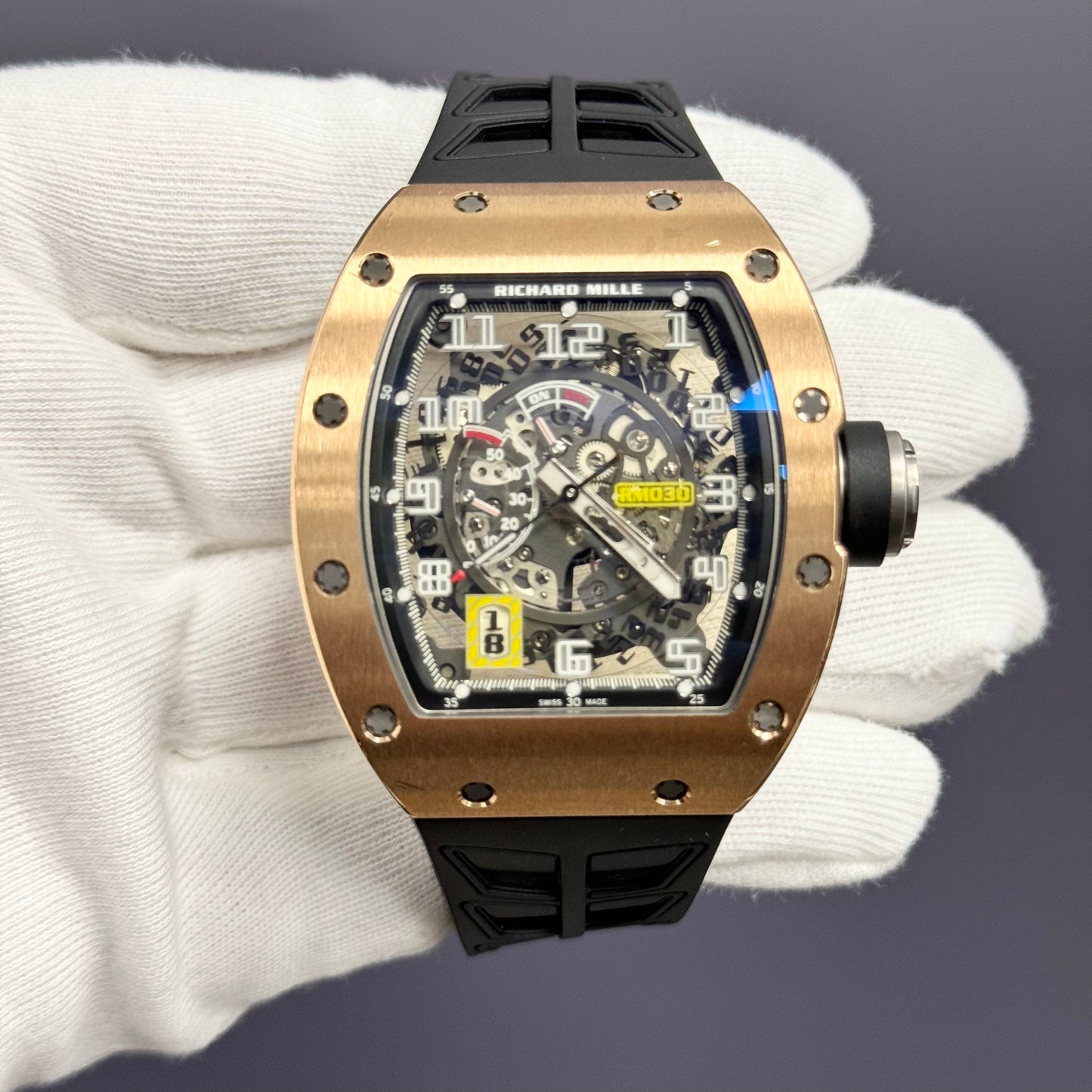 Richard Mille RM030 42mm Openwork Dial Watch Ref# RM030