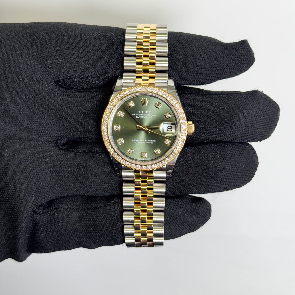 Rolex Datejust 31mm Green Dial Watch Ref# 278383RBR - Happy Jewelers Fine Jewelry Lifetime Warranty