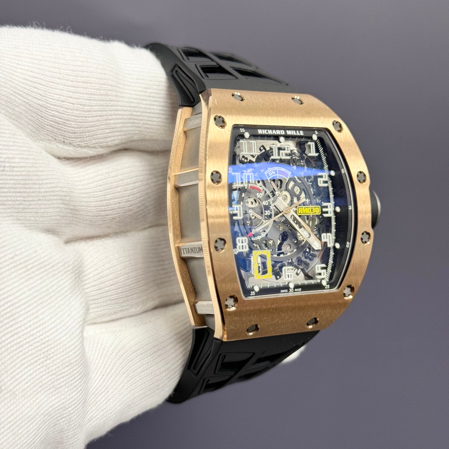 Richard Mille RM030 42mm Openwork Dial Watch Ref# RM030