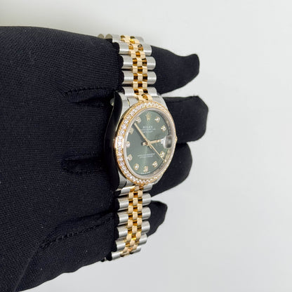 Rolex Datejust 31mm Green Dial Watch Ref# 278383RBR - Happy Jewelers Fine Jewelry Lifetime Warranty
