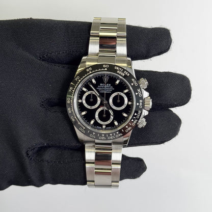 Rolex Daytona 40mm Black Dial Watch Ref# 116500LN - Happy Jewelers Fine Jewelry Lifetime Warranty