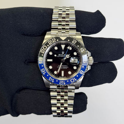 Rolex GMT-Master II 40mm Black Dial Watch Ref# 126710BLNR - Happy Jewelers Fine Jewelry Lifetime Warranty