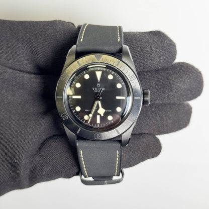 Tudor Black Bay 41mm Black Dial Watch Ref# 79210CNU