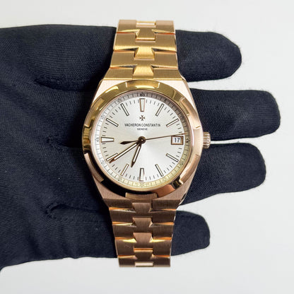 Vacheron Constantin Overseas 41mm Silver Dial Watch Ref# 4500V/000R-B127 - Happy Jewelers Fine Jewelry Lifetime Warranty