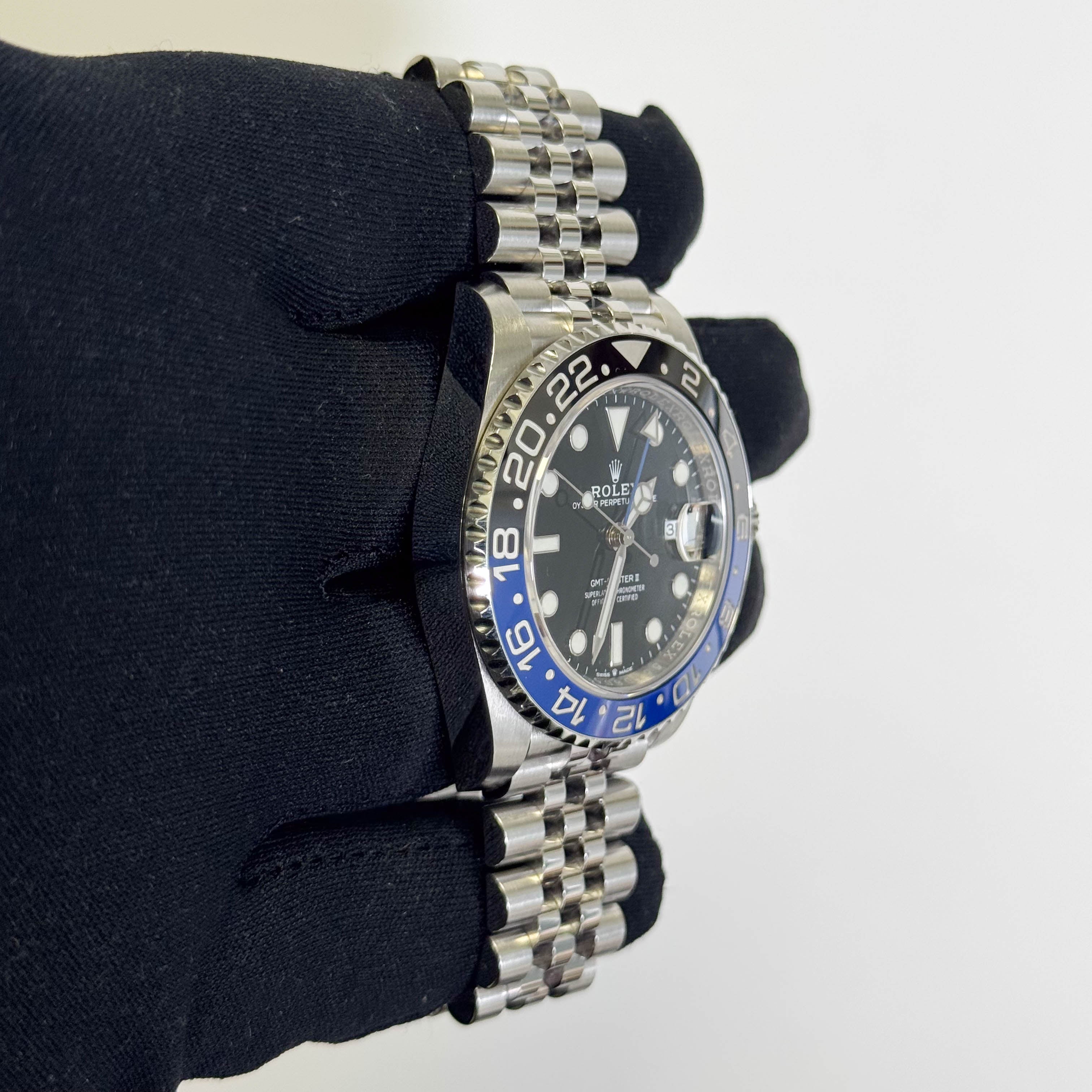 Rolex GMT-Master II 40mm Black Dial Watch Ref# 126710BLNR