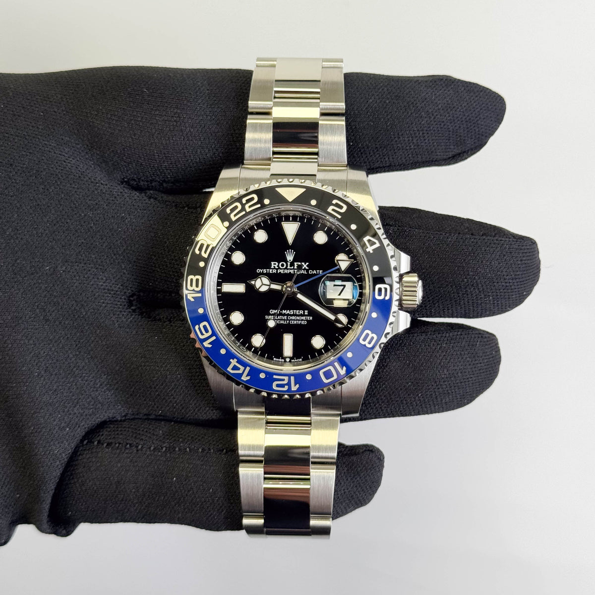 Rolex GMT-Master II "Batman" 40mm Black Dial Watch Ref# 126710BLNR - Happy Jewelers Fine Jewelry Lifetime Warranty