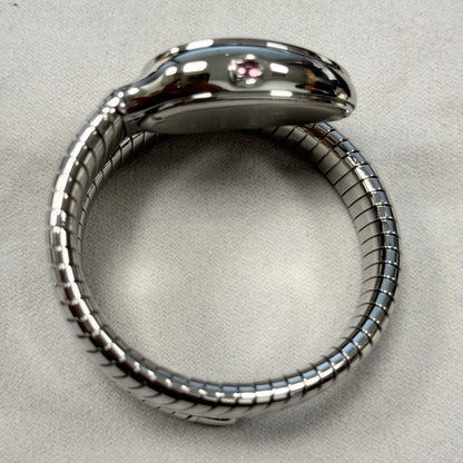 Bvlgari Serpenti Tubagos 35mm Black Dial Watch Ref# 102824 - Happy Jewelers Fine Jewelry Lifetime Warranty