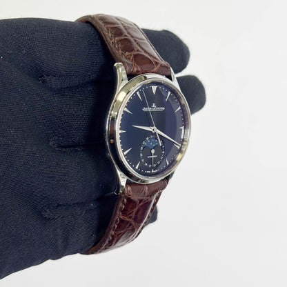 Jaeger-LeCoultre Ultra Thin Moon 30mm Black Dial Watch Ref# Q1368470 - Happy Jewelers Fine Jewelry Lifetime Warranty