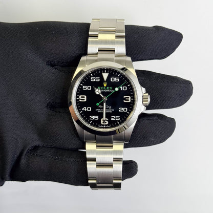 Rolex Air-King 40mm Black Dial Watch Ref# 126900 - Happy Jewelers Fine Jewelry Lifetime Warranty
