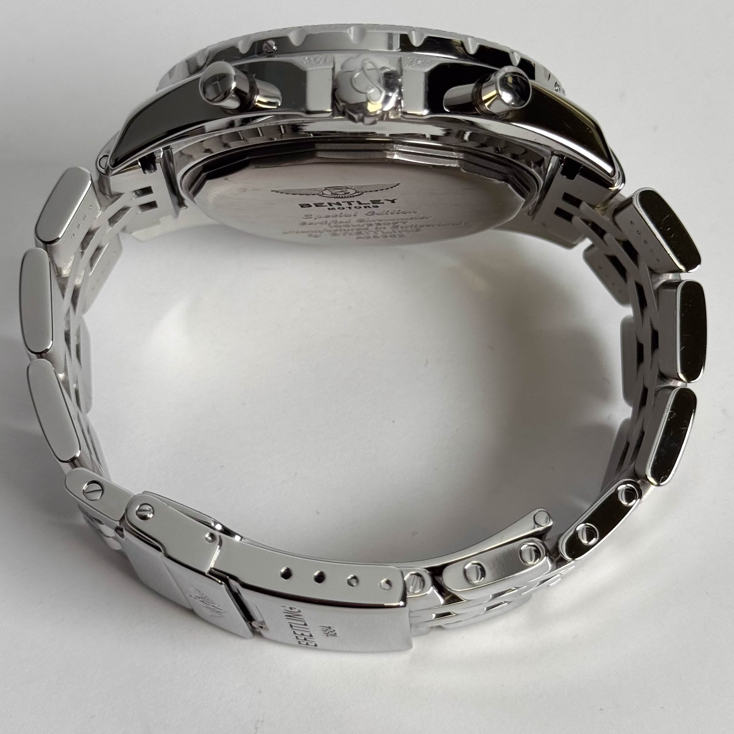 Breitling Bentley 49mm Silver Dial Watch Ref# A2536212G552 - Happy Jewelers Fine Jewelry Lifetime Warranty