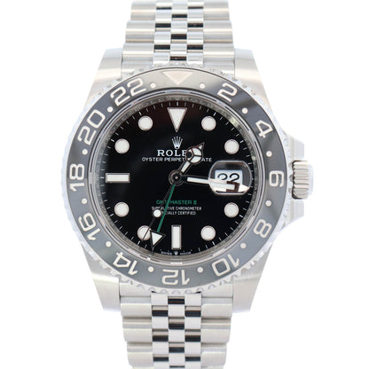 Rolex GMT-Master II 40mm Black Dial Ref# 126710GRNR