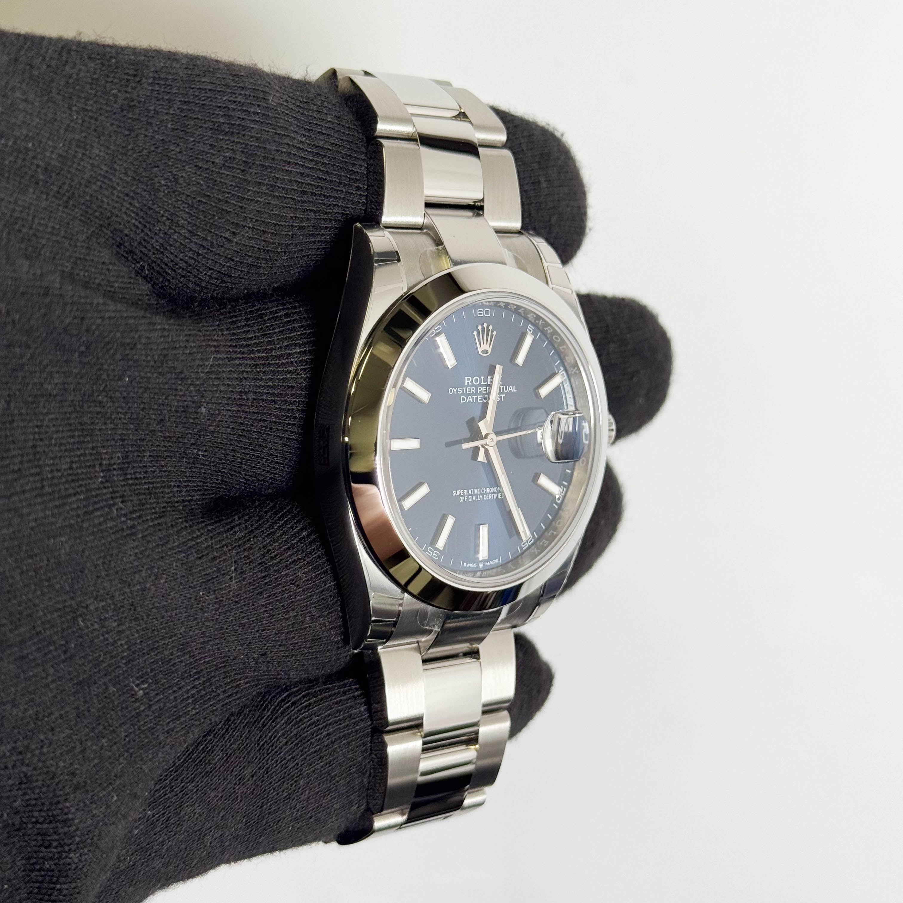 Rolex Datejust 41mm Blue Dial Watch Ref# 126300
