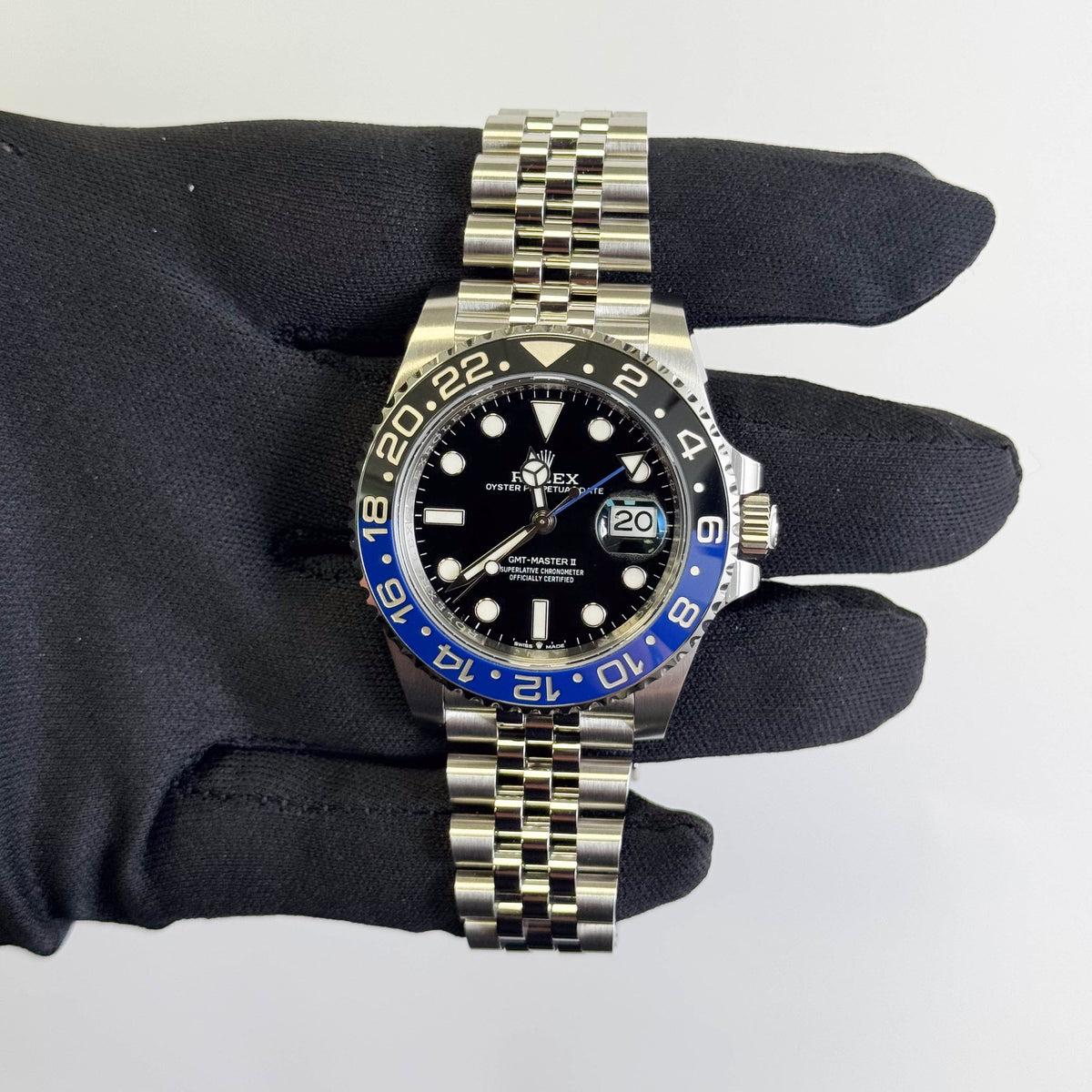 Rolex GMT-Master II "Batgirl" 40mm Black Dial Watch Ref# 126710BLNR - Happy Jewelers Fine Jewelry Lifetime Warranty