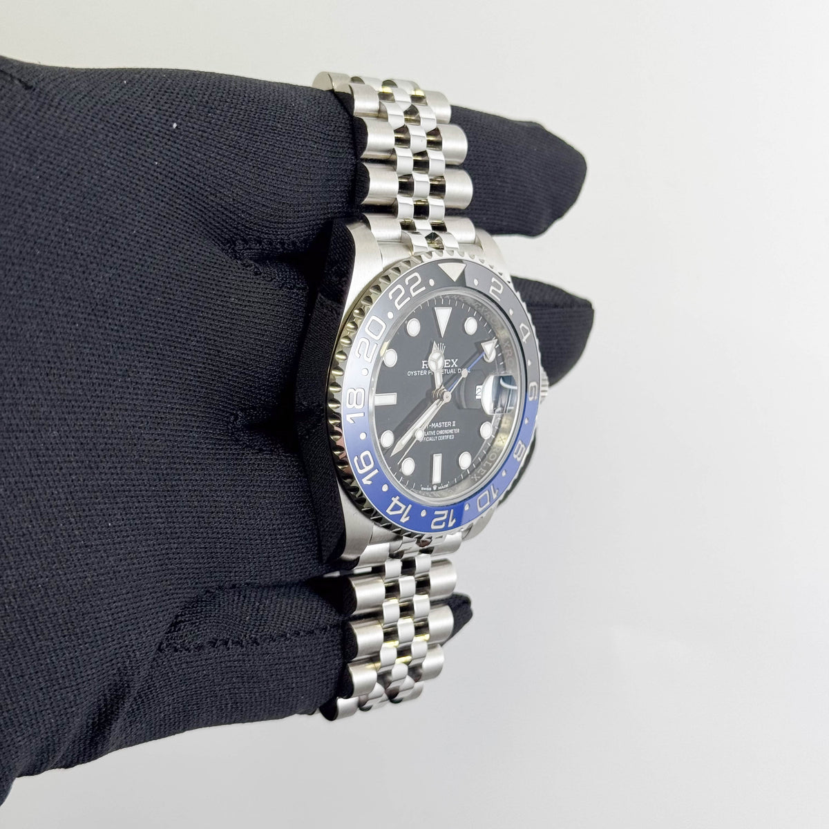 Rolex GMT-Master II "Batgirl" 40mm Black Dial Watch Ref# 126710BLNR - Happy Jewelers Fine Jewelry Lifetime Warranty