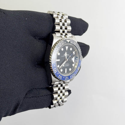 Rolex GMT-Master II "Batgirl" 40mm Black Dial Watch Ref# 126710BLNR - Happy Jewelers Fine Jewelry Lifetime Warranty