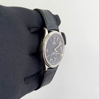 Rolex 1908 39mm Black Dial Watch Ref# 52509 - Happy Jewelers Fine Jewelry Lifetime Warranty