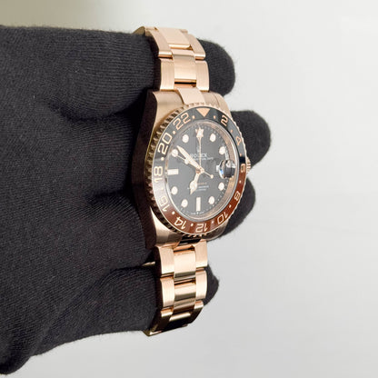Rolex GMT-Master II Rootbeer 40mm Black Dial Watch Ref# 126715CHNR