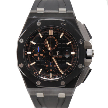 Audemars Piguet Royal Oak 44mm Black Dial Watch Ref# 26405CE.OO.A002CA.02 - Happy Jewelers Fine Jewelry Lifetime Warranty