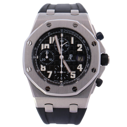 Audemars Piguet Royal Oak Offshore Stainless Steel 42mm Watch Reference# 26020ST.OO.D001IN.02 - Happy Jewelers Fine Jewelry Lifetime Warranty