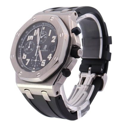 Audemars Piguet Royal Oak Offshore Stainless Steel 42mm Watch Reference# 26020ST.OO.D001IN.02 - Happy Jewelers Fine Jewelry Lifetime Warranty