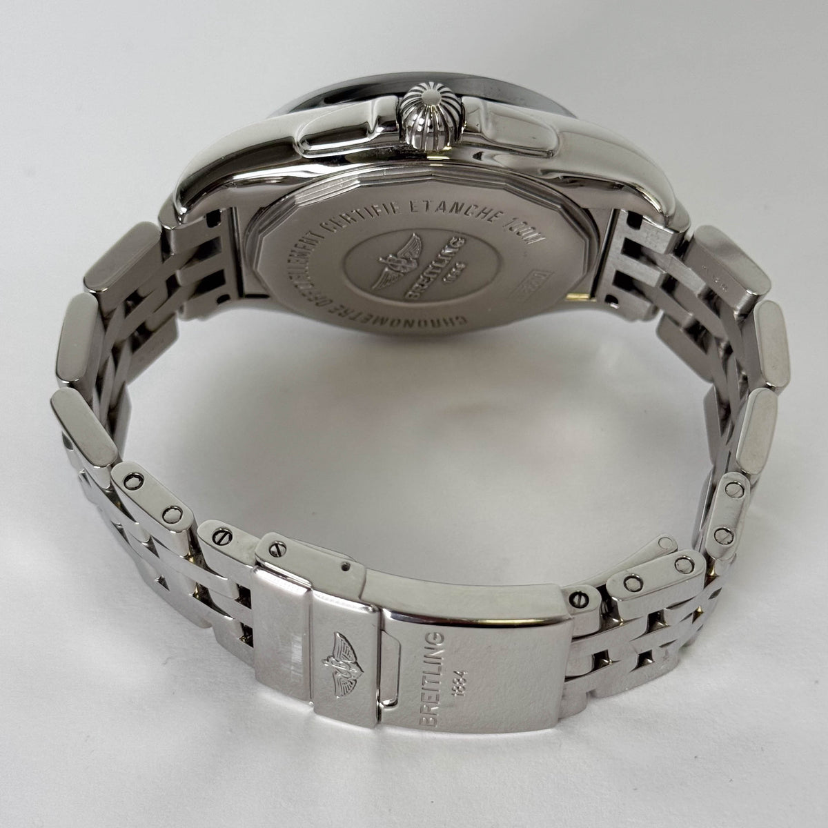 Breitling Galactic Unitime 44mm Black Dial Watch Ref# WB3510 - Happy Jewelers Fine Jewelry Lifetime Warranty
