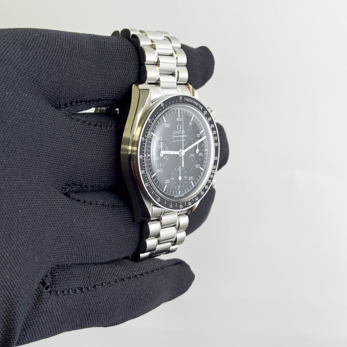 Omega Speedmaster Reduced 39mm Black Dial Watch Ref# 3510.50.00 - Happy Jewelers Fine Jewelry Lifetime Warranty