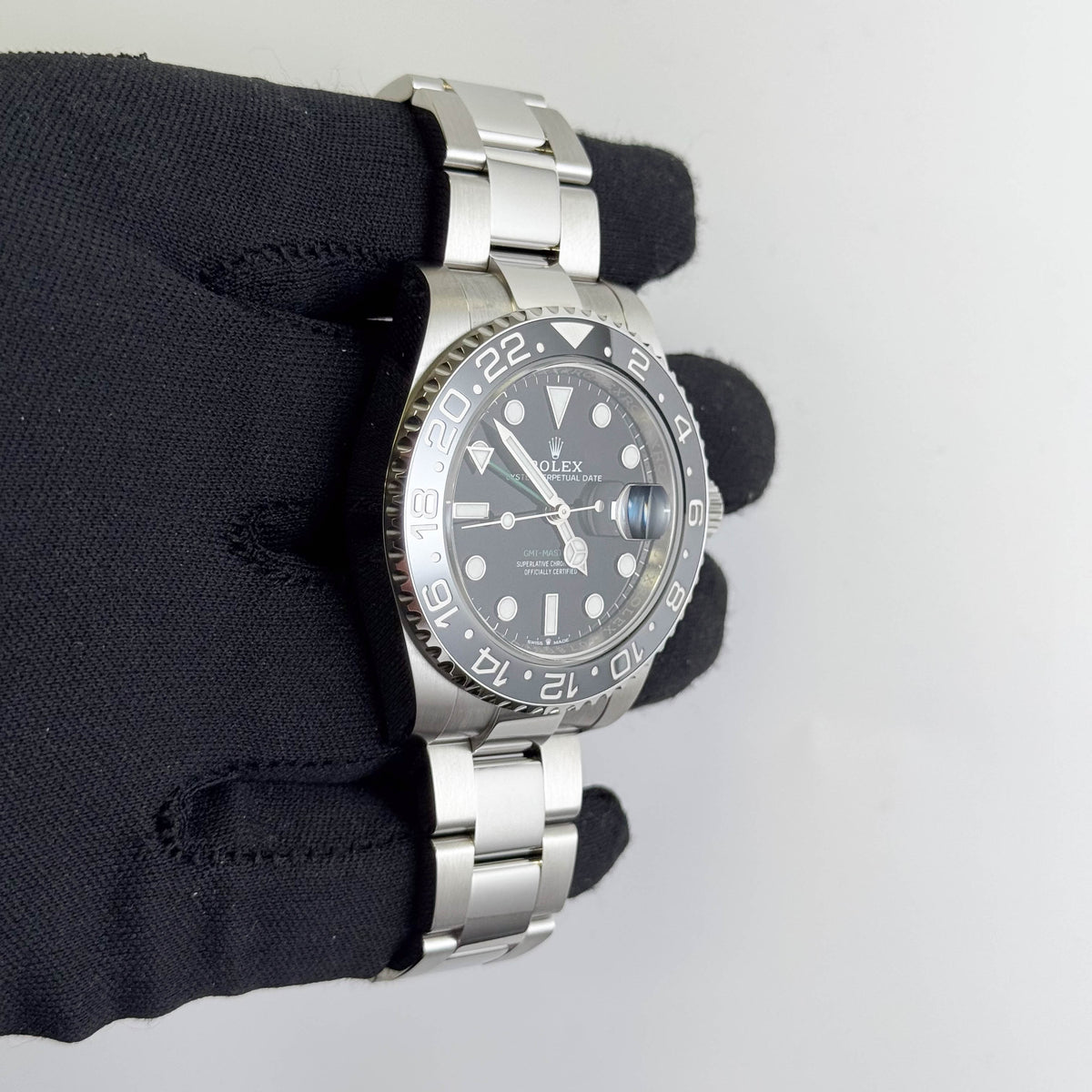 Rolex GMT-Master II "Bruce Wayne" 40mm Black Dial Watch Ref# 126710GRNR - Happy Jewelers Fine Jewelry Lifetime Warranty