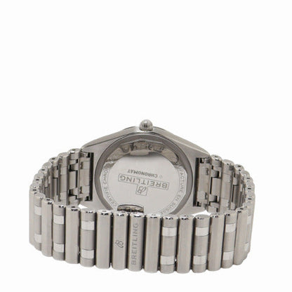 Breitling Lades Chronomat Stainless Steel 32mm Green Stick Dial Watch Reference# A77310101L1A1 - Happy Jewelers Fine Jewelry Lifetime Warranty