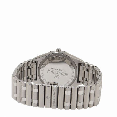 Breitling Lades Chronomat Stainless Steel 32mm Green Stick Dial Watch Reference# A77310101L1A1 - Happy Jewelers Fine Jewelry Lifetime Warranty