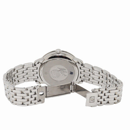 Omega Ladies Deville Stainless Steel 37mm White MOP Dial Watch Reference# 424.10.33.20.55.002 - Happy Jewelers Fine Jewelry Lifetime Warranty